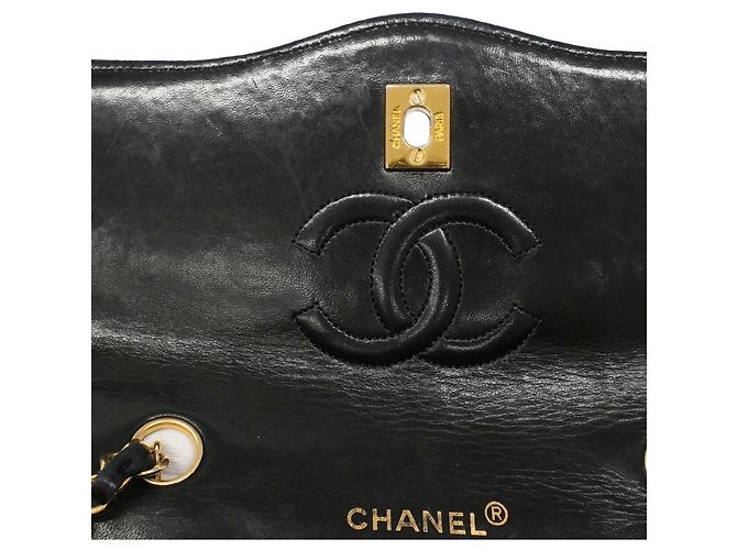 Chanel Matelassé Schultertasche mit Kette Schwarz - Ansicht 12