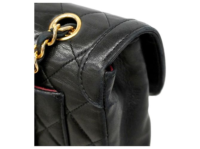 Chanel Matelassé Schultertasche mit Kette Schwarz - Ansicht 8