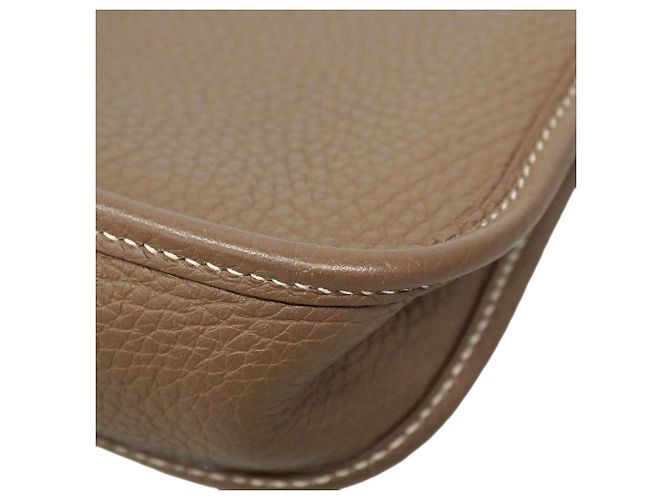 Hermès Borsa a tracolla Hermes Evelyne TPM Taupe - vista 6