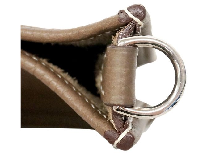 Hermès Borsa a tracolla Hermes Evelyne TPM Taupe - vista 7