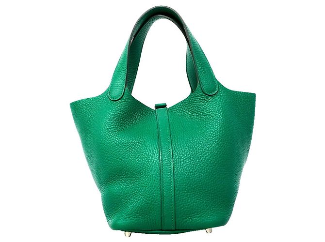 Hermès Sac à main Hermes Picotin Lock PM Vert - vue 8