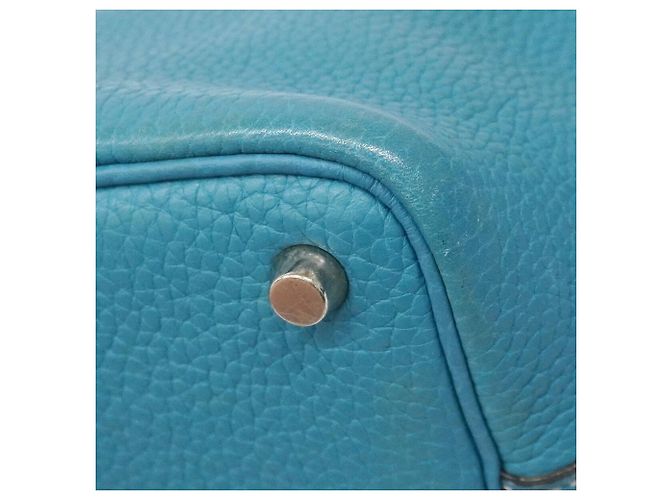 Hermès Sac à main Hermes Picotin PM Bleu - vue 6