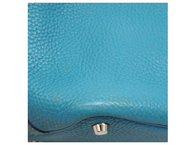 Hermès Sac à main Hermes Picotin PM Bleu - vue 7