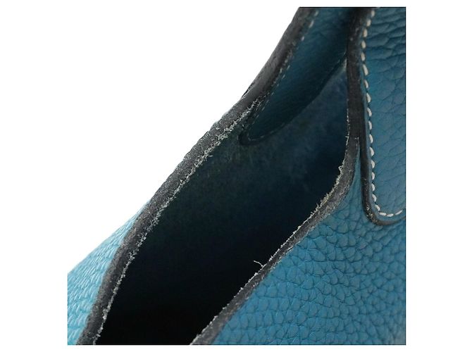 Hermès Sac à main Hermes Picotin PM Bleu - vue 8