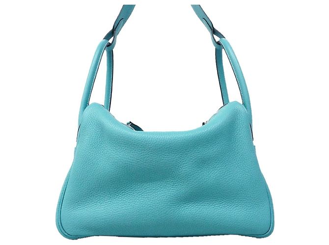 Hermès Bolsa Hermes Lindy 30 Azul - vista 11