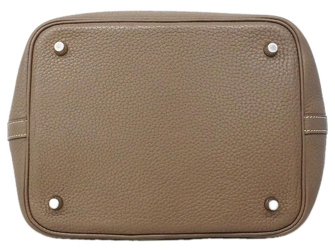 Hermès Sac à main Hermes Picotin Lock MM Taupe - vue 3