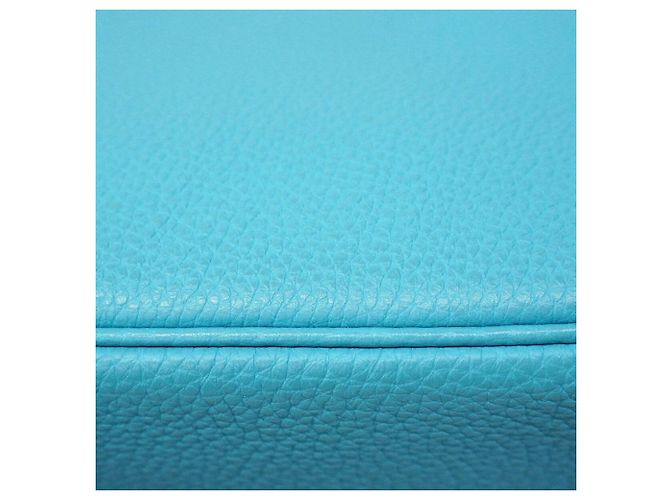 Hermès Borsa Hermes Birkin 35 Togo Turquoise Turchese - vista 7