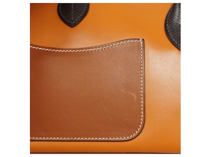 Hermès Borsa Hermes Bolide 1923 25 Marrone D'oro - vista 6