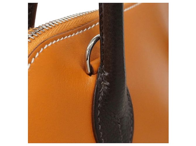 Hermès Borsa Hermes Bolide 1923 25 Marrone D'oro - vista 8