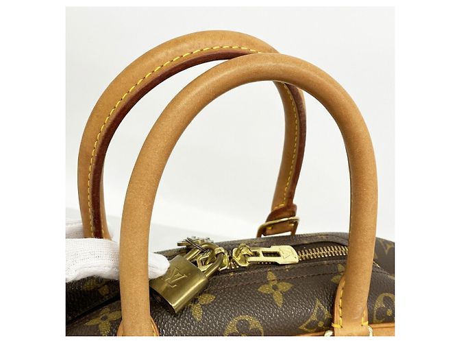Louis Vuitton Monogram Deauville Handtasche Braun - Ansicht 7