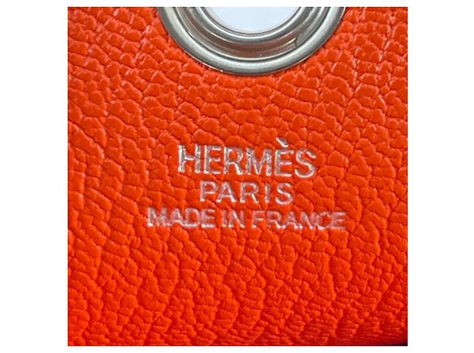 Hermès Hermes Vespa Pouch Tasche Orange - Ansicht 12