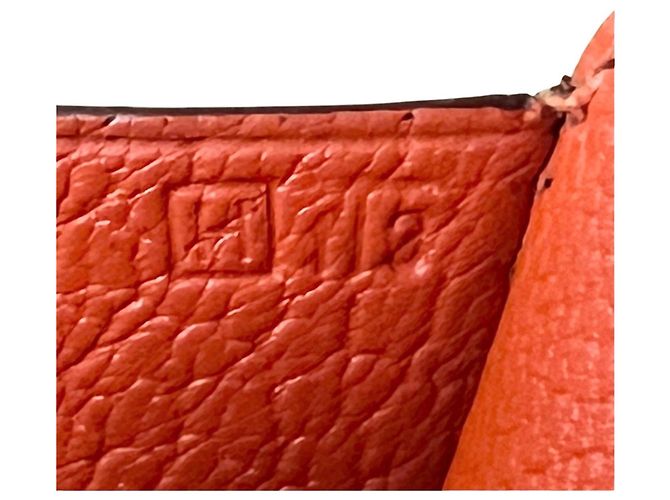 Hermès Hermes Vespa Pouch Tasche Orange - Ansicht 13