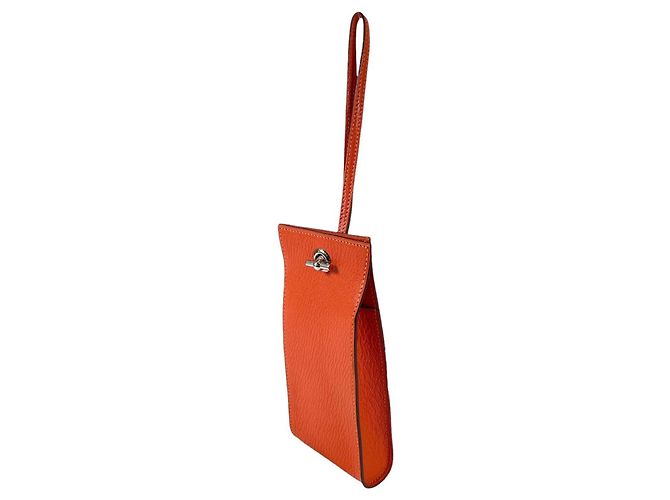 Hermès Hermes Vespa Pouch Tasche Orange - Ansicht 4