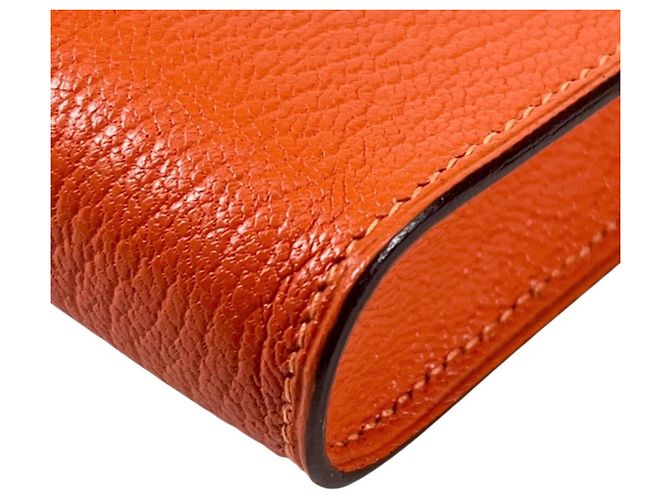 Hermès Hermes Vespa Pouch Tasche Orange - Ansicht 8