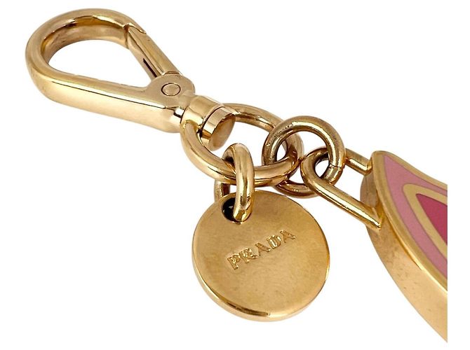 Llavero Conejo Prada Oro Rosa Metal Dorado - vista 3