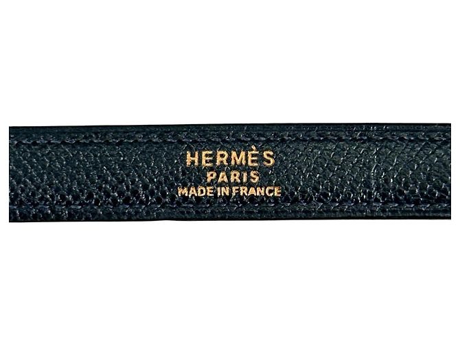 Hermès Correa de Hombro Hermes Kelly Azul Azul marino - vista 3