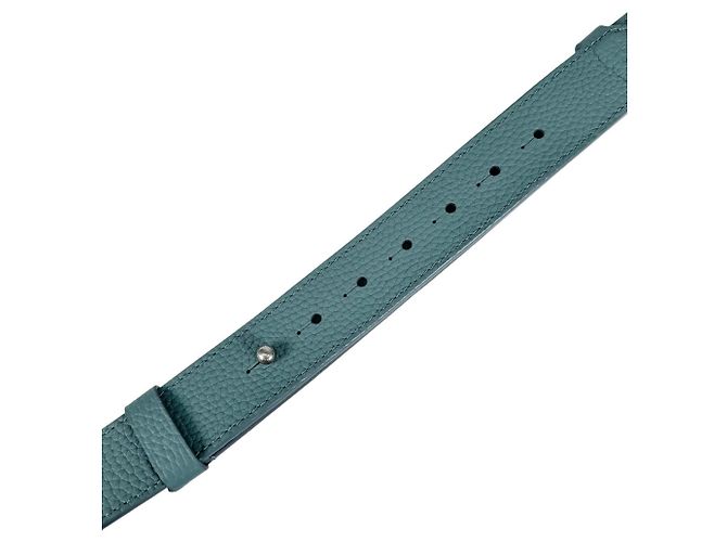 Alça de ombro em couro azul-cinza Louis Vuitton Marrom - vista 3