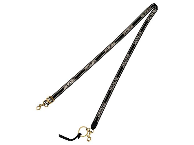 Christian Dior Logo Micro Shoulder Strap Black - view 2