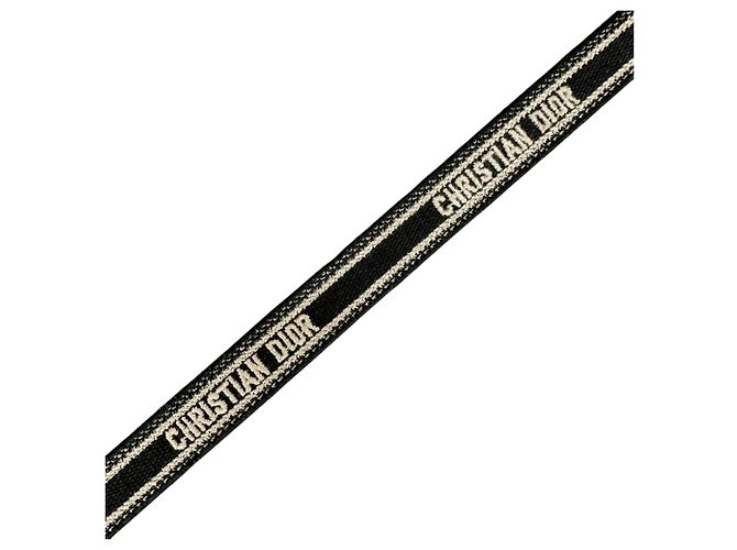 Christian Dior Logo Micro Shoulder Strap Black - view 3