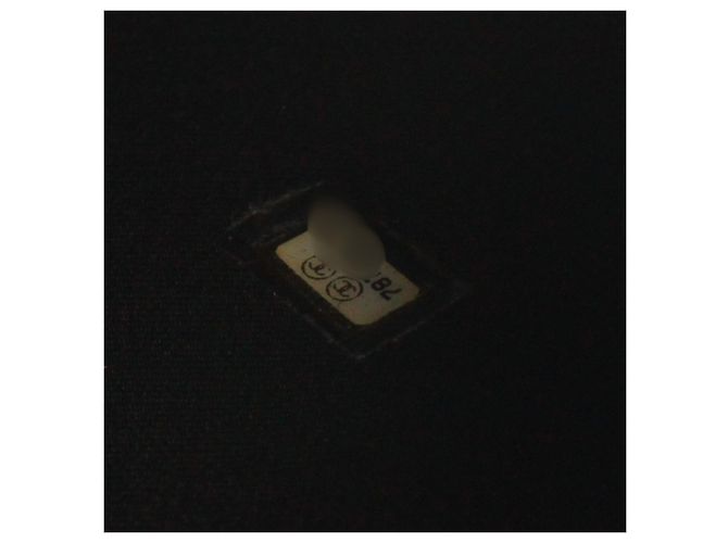 Bolsa de ombro Chanel em lona azul e couro - vista 8