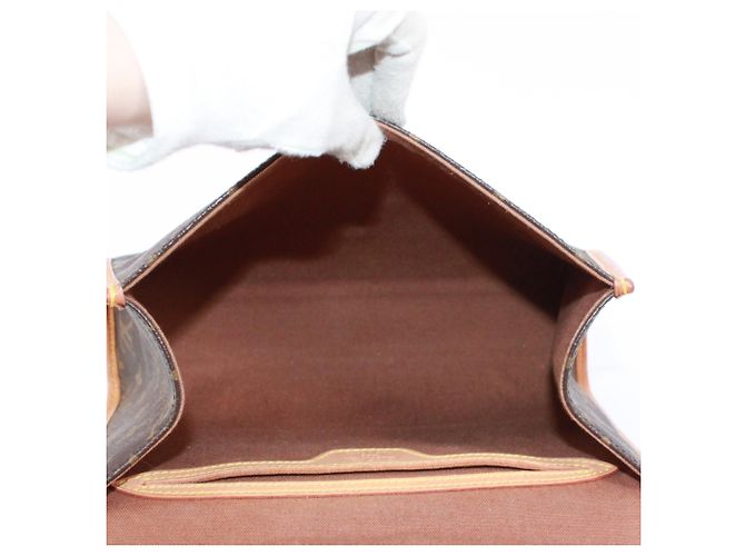 Borsa a tracolla Louis Vuitton Bel Air M51122 Marrone Monogramma - vista 7
