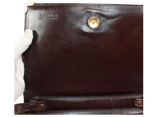 Zucca Fendi Schultertasche Braun - Ansicht 9