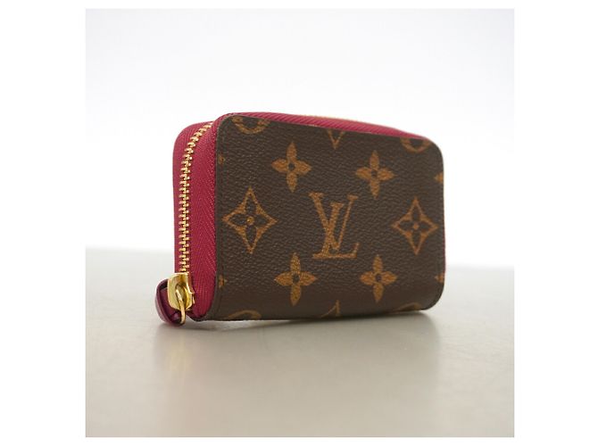 Louis Vuitton Monogram Multicarts Wallet/Coin Case Brown Fuschia - view 2