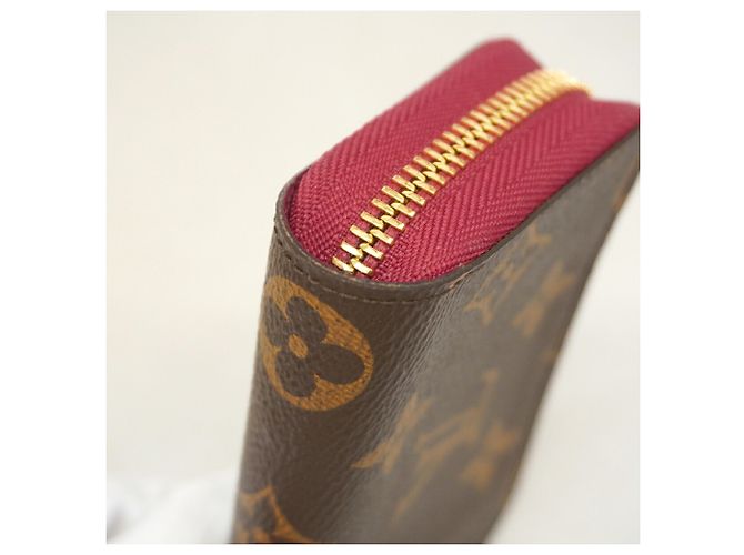Louis Vuitton Monogram Multicarts Wallet/Coin Case Brown Fuschia - view 6