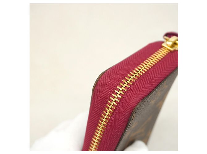 Louis Vuitton Monogram Multicarts Wallet/Coin Case Brown Fuschia - view 7