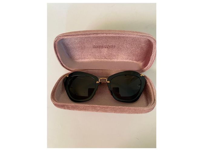 Miu Miu Cat-Eye Sonnenbrille Schwarz - Ansicht 2