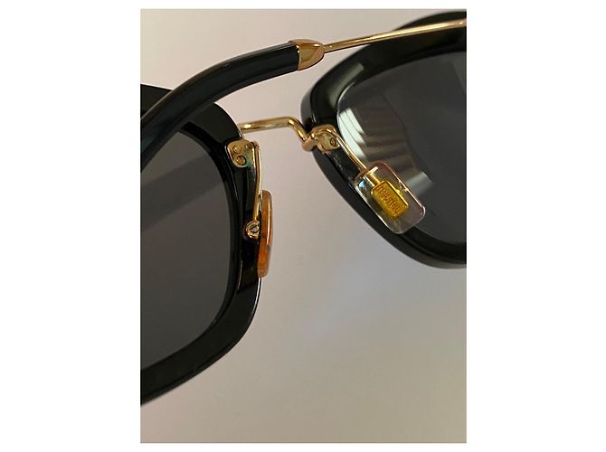 Miu Miu Cat-Eye Sonnenbrille Schwarz - Ansicht 3