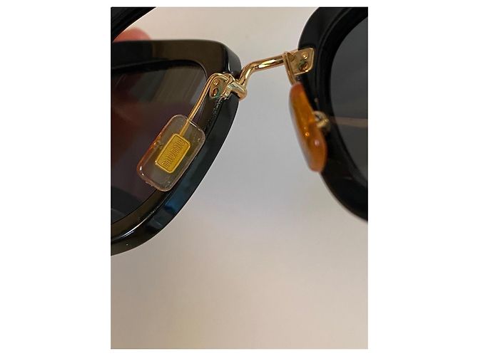 Miu Miu Cat-Eye Sonnenbrille Schwarz - Ansicht 4