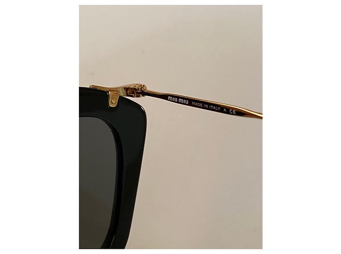Miu Miu Cat-Eye Sonnenbrille Schwarz - Ansicht 5