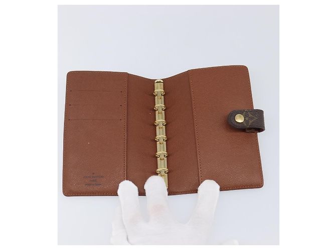 Capa de Agenda Louis Vuitton Monogram Canvas PM Marrom - vista 5