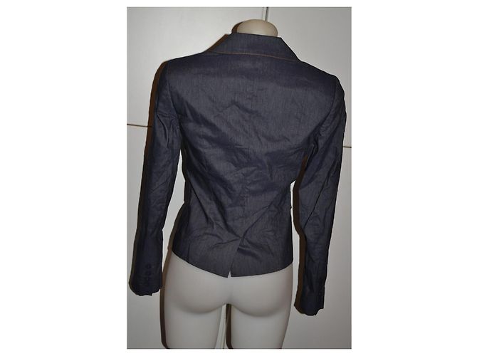 Autre Marque MAX&Co. Chaqueta de denim azul oscuro - vista 4