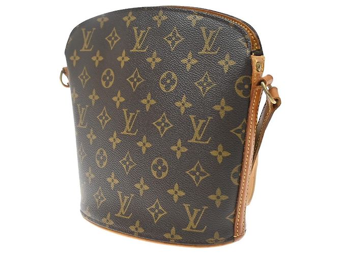 Louis Vuitton Drouot Monogram Canvas Marron - vue 3