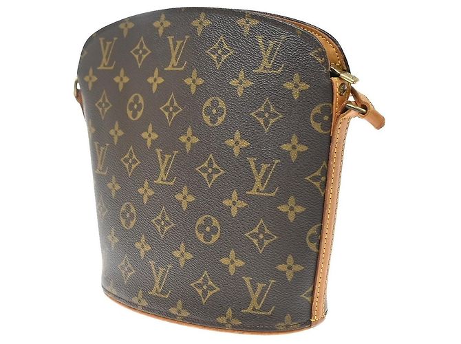 Louis Vuitton Drouot Monogram Canvas Marron - vue 4