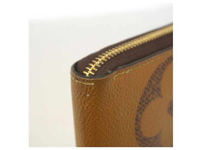 Louis Vuitton Monogram Giant Reverse Zippy Wallet Braun - Ansicht 5