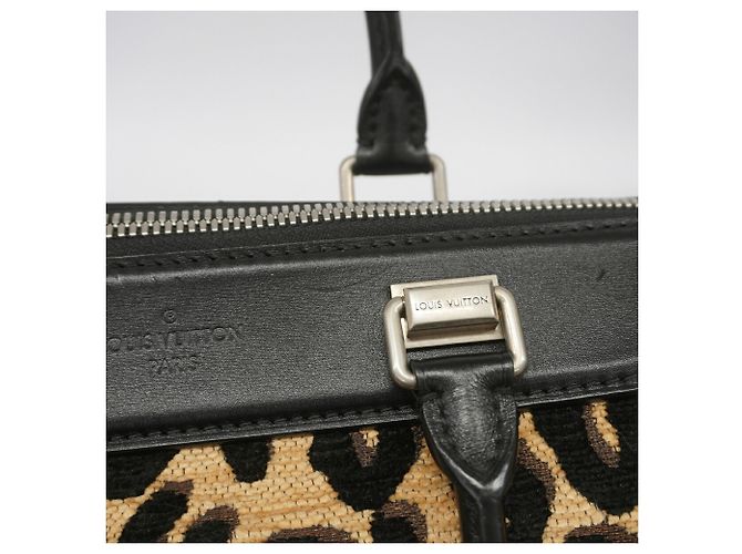 Bolso Louis Vuitton Stephen Sprouse Leopard Speedy PM Negro Beige - vista 10