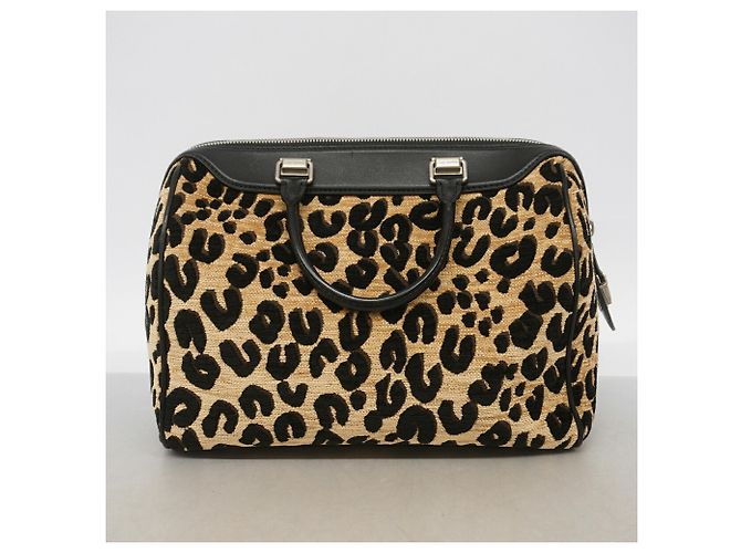 Bolso Louis Vuitton Stephen Sprouse Leopard Speedy PM Negro Beige - vista 12