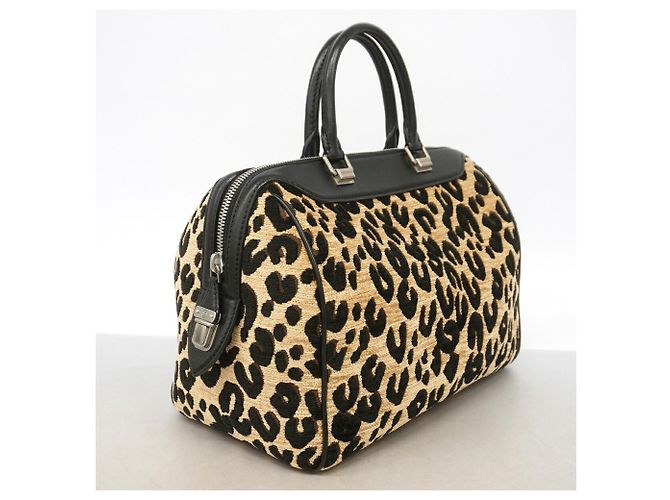 Bolso Louis Vuitton Stephen Sprouse Leopard Speedy PM Negro Beige - vista 2