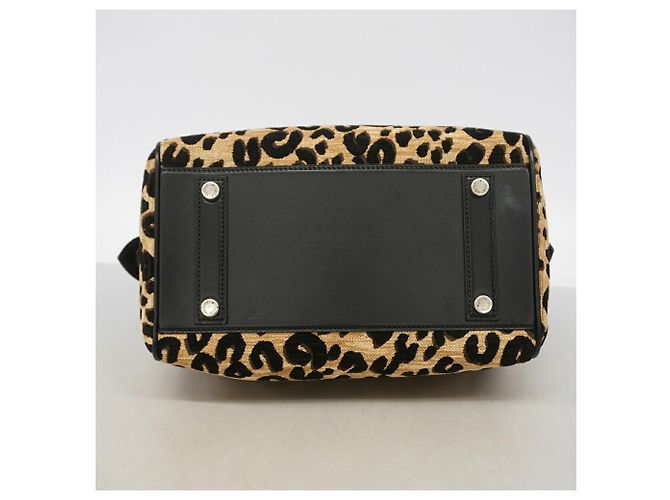 Bolso Louis Vuitton Stephen Sprouse Leopard Speedy PM Negro Beige - vista 3