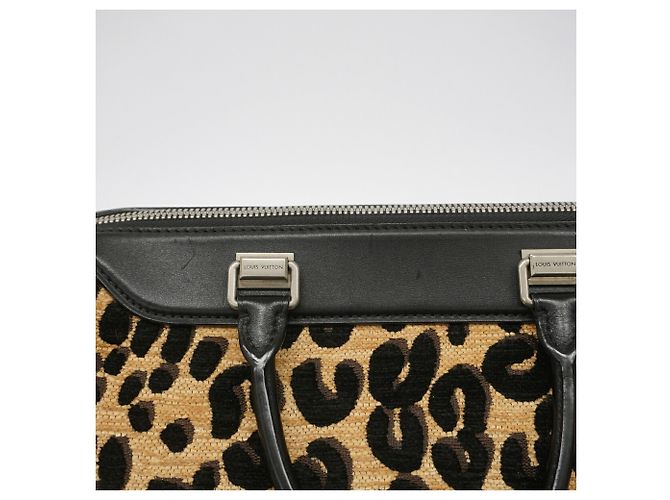 Bolso Louis Vuitton Stephen Sprouse Leopard Speedy PM Negro Beige - vista 8