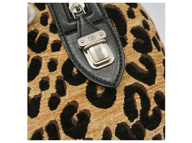 Bolso Louis Vuitton Stephen Sprouse Leopard Speedy PM Negro Beige - vista 9