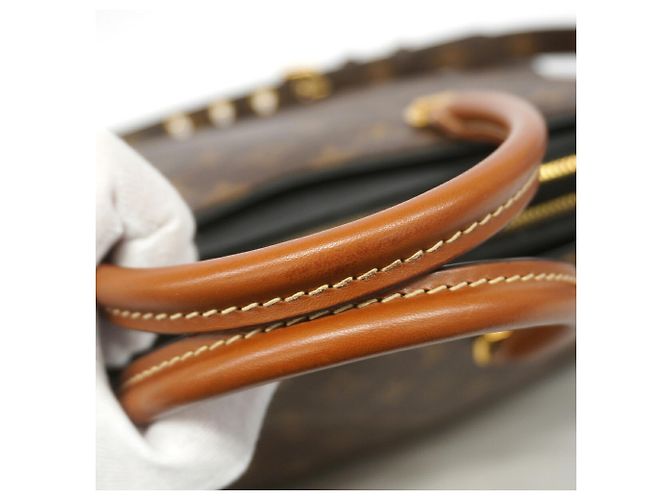 Borsa Louis Vuitton Monogram Pallas M41064 Marrone - vista 8