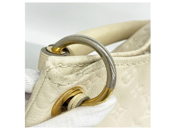 Louis Vuitton Monogram Empreinte Artsy MM Schultertasche Weiß - Ansicht 9