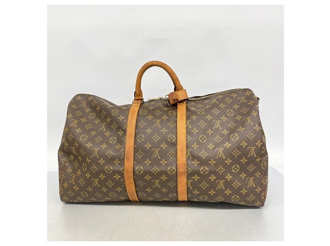 Keepall Bolsa Boston Louis Vuitton Marrom - vista 13