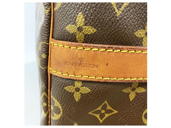 Keepall Bolsa Boston Louis Vuitton Marrom - vista 5