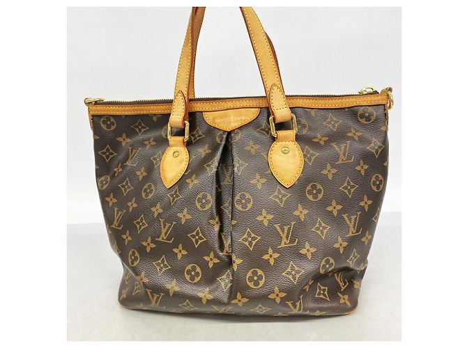 Bolsa Louis Vuitton Monogram Palermo PM Marrom - vista 12