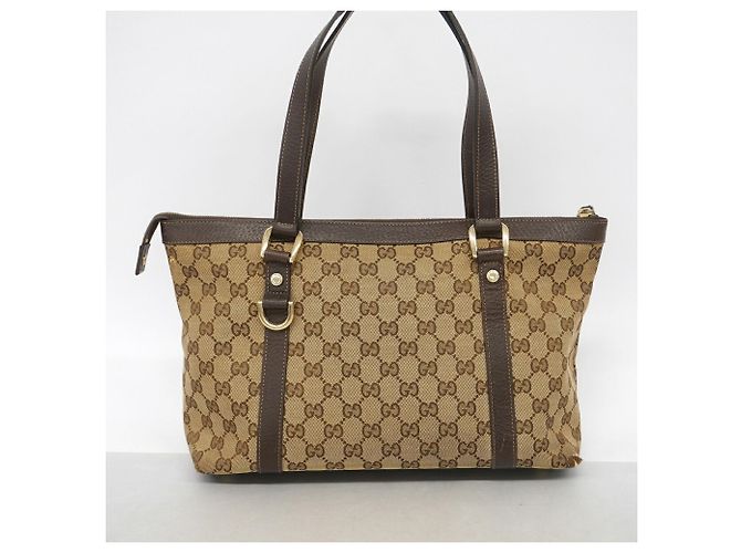 Borsa Gucci GG Canvas Abbey Marrone - vista 13